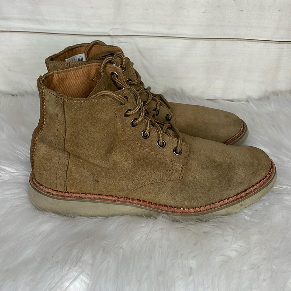 Toms Mens Tan Boots